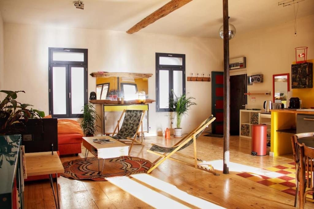 Artistic Loft, Downtown Montpellier, Wifi Apartamento Exterior foto